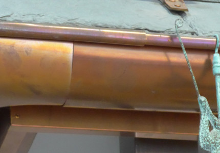 How to Maintain the Crisp Look of New Copper Gutters